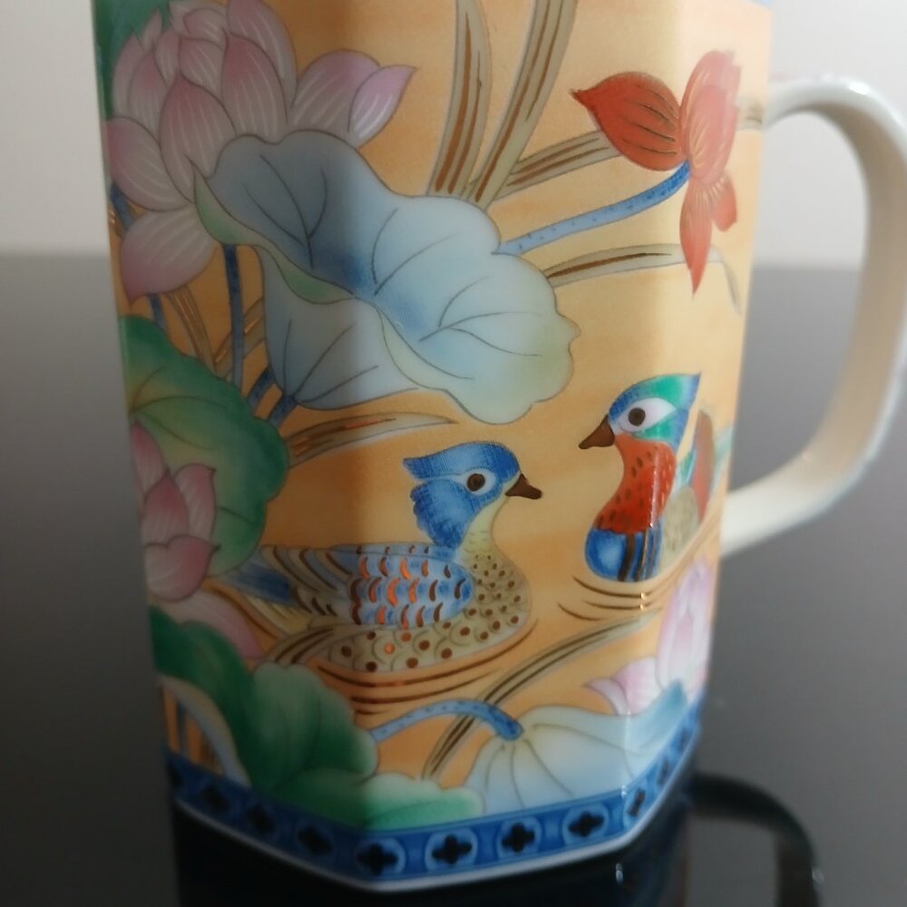 four tea or coffee cups from China